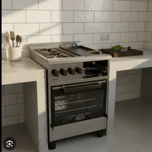 Cocina HOFFEN multifuncion mini ACERO INOXIDABLE